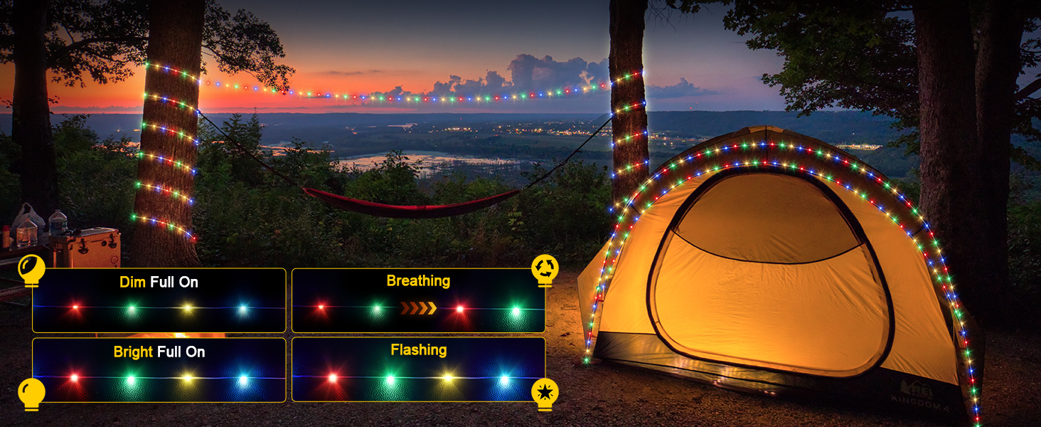 the lantern between bright/dim flashlight