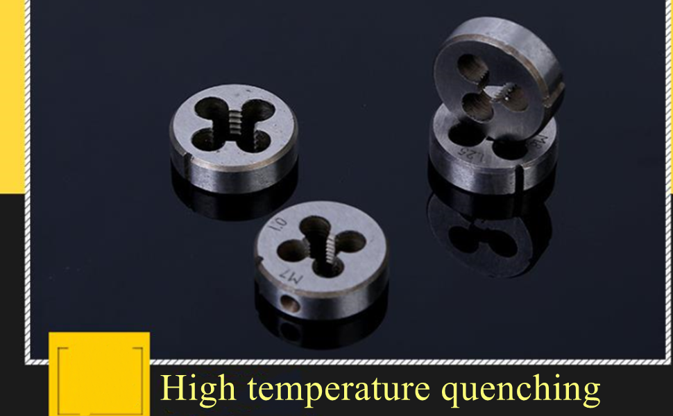 Die and Tap Set,110 pcs Metric Taps Dies Screw Nut Thread Taps Dies