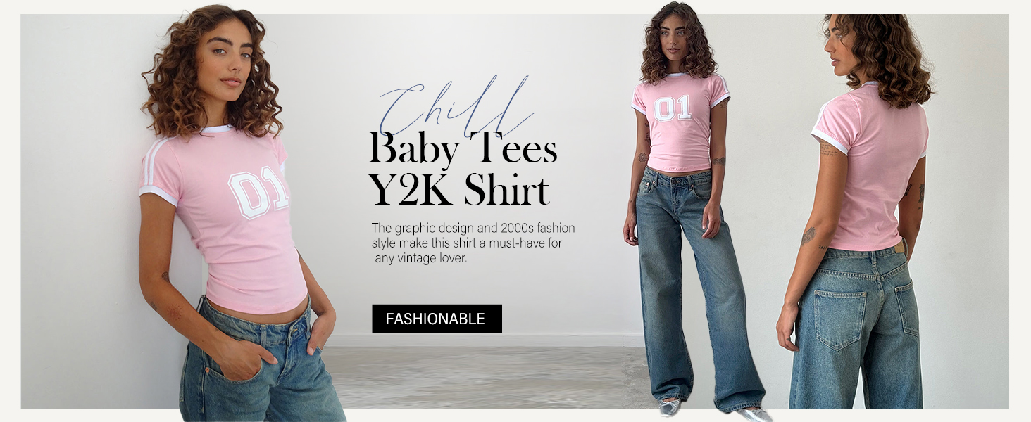 baby tees y2k shirt