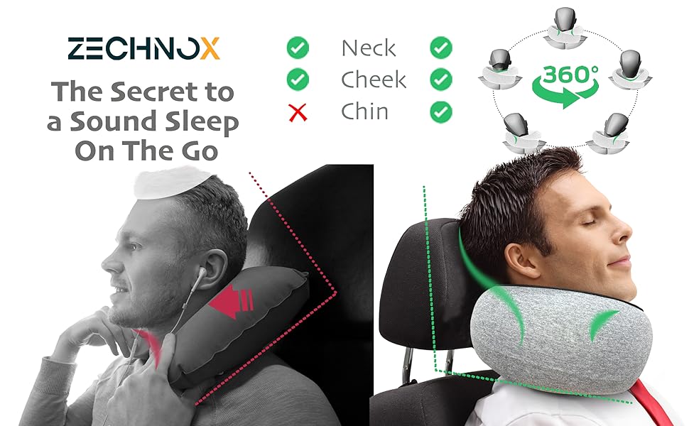 Hoodie Travel Pillow(Silver) A+2