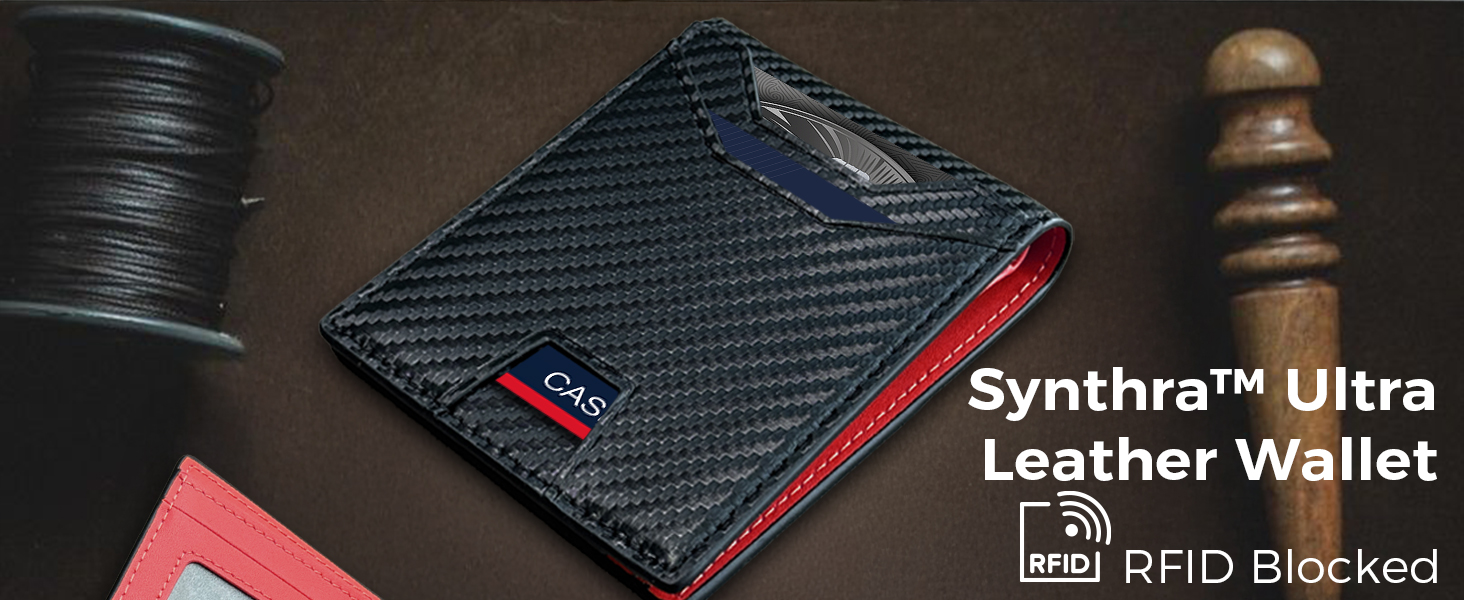 7worldlet Slim RFID Blocking Wallets for Men Leather Bifold Minimalist Wallet Thin Mens Walle