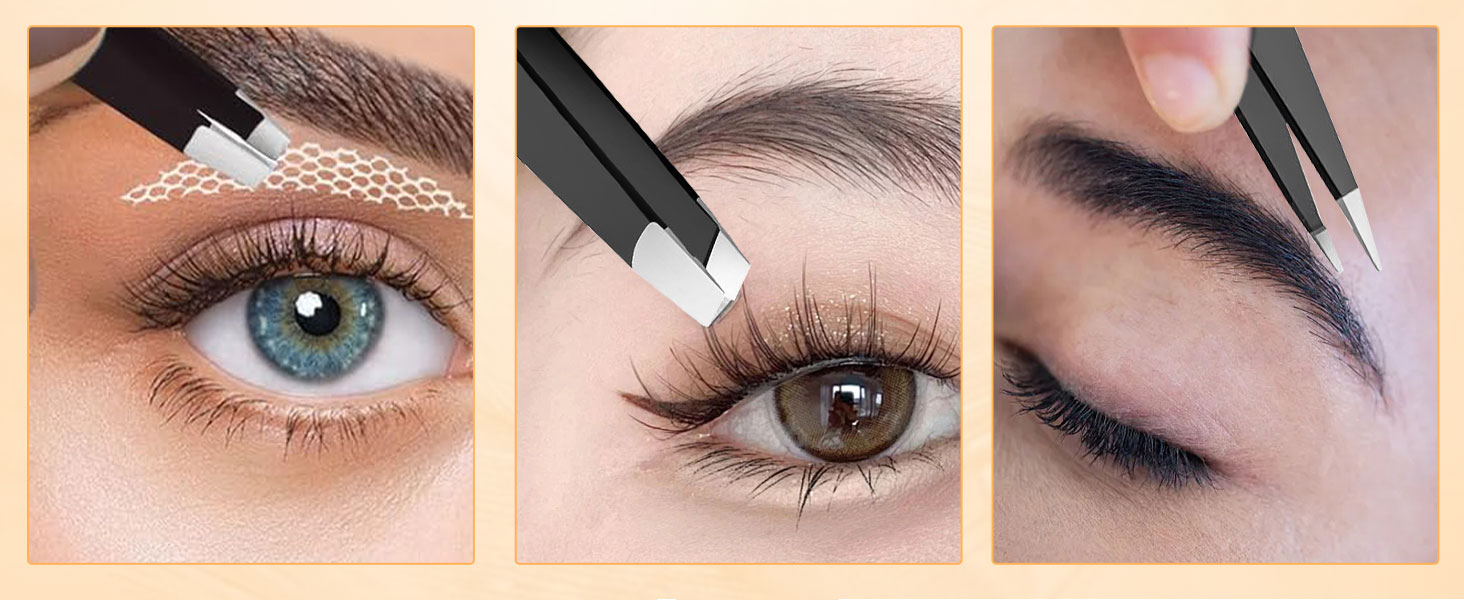 ASTONFOG Tweezers for Women Facial Hair-Very suitable for picking up fake eyelashes