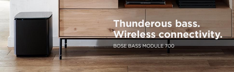 Bose Bass Module 700 - White - Wireless, Compact Subwoofer