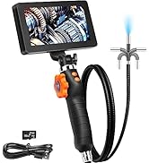 VEVOR Articulating Borescope Camera with Light, Two-Way Articulated Endoscope Inspection Camera w...