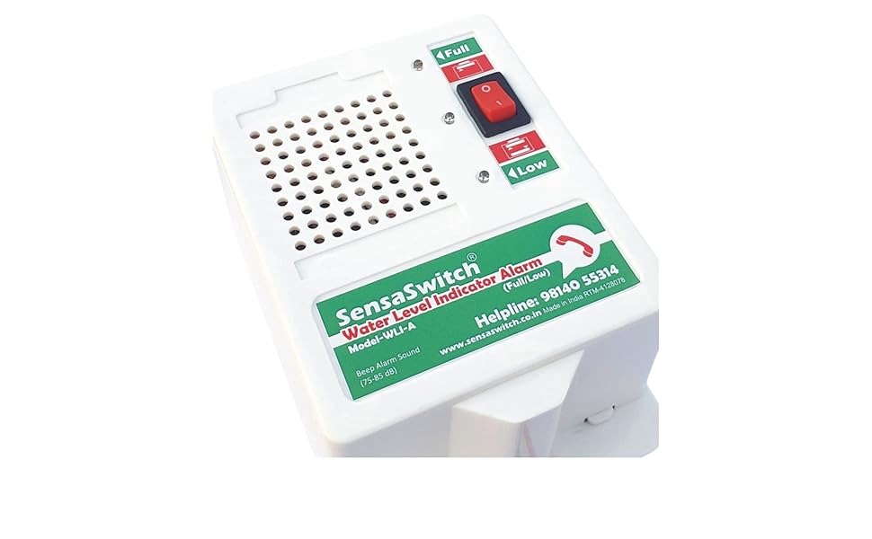 Water Level Indicator Alarm with Ready to Use Water Sensor Set, Full