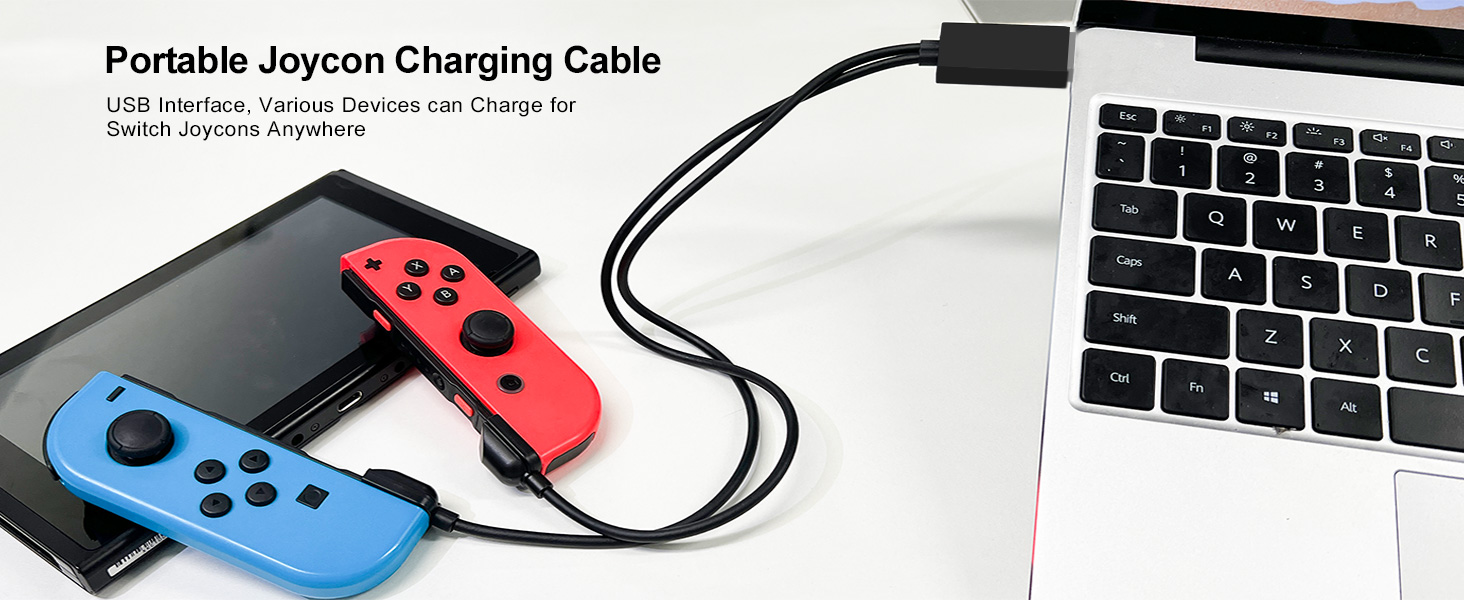 SYACHI Joycon Charger Cable for Switch, Portable Joycon USB