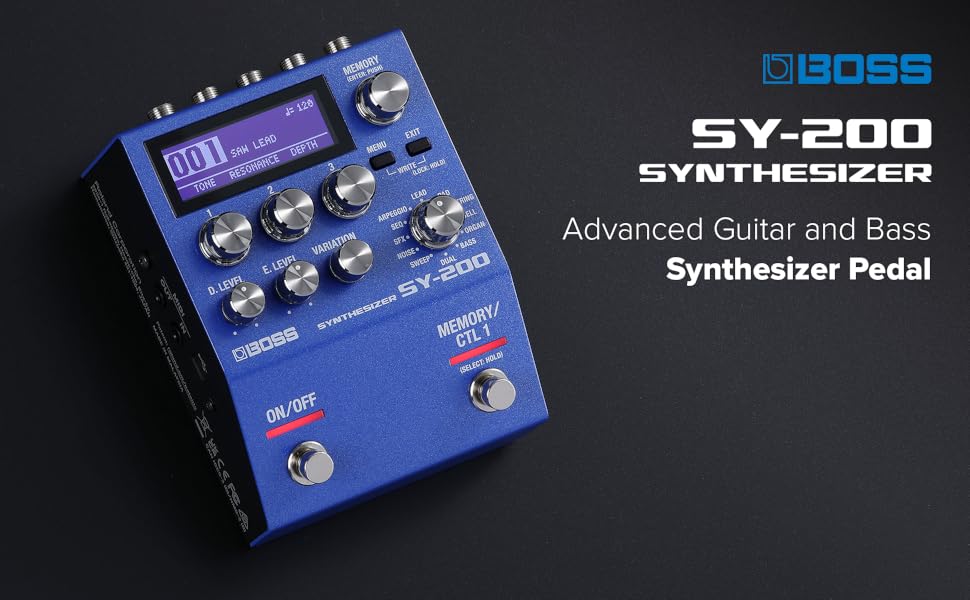 BOSS SY-200 シンセサイザー Boss SY-200 Guitar Synthesizer – Thomann Polska