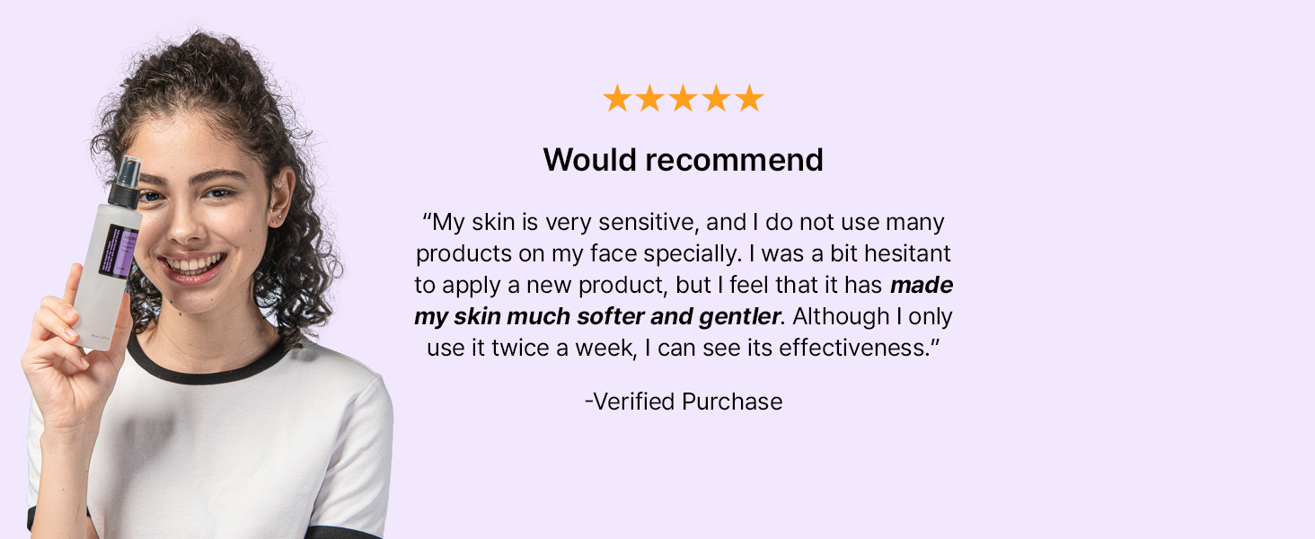 would recommend sensitive softer and gentler effectiveness verified 5 stars