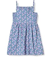 Amazon Essentials Girls and Toddlers' Cotton Strappy Midi Dress