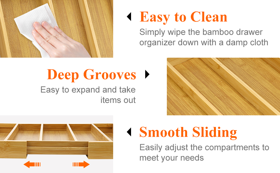 flatware organizer for drawer