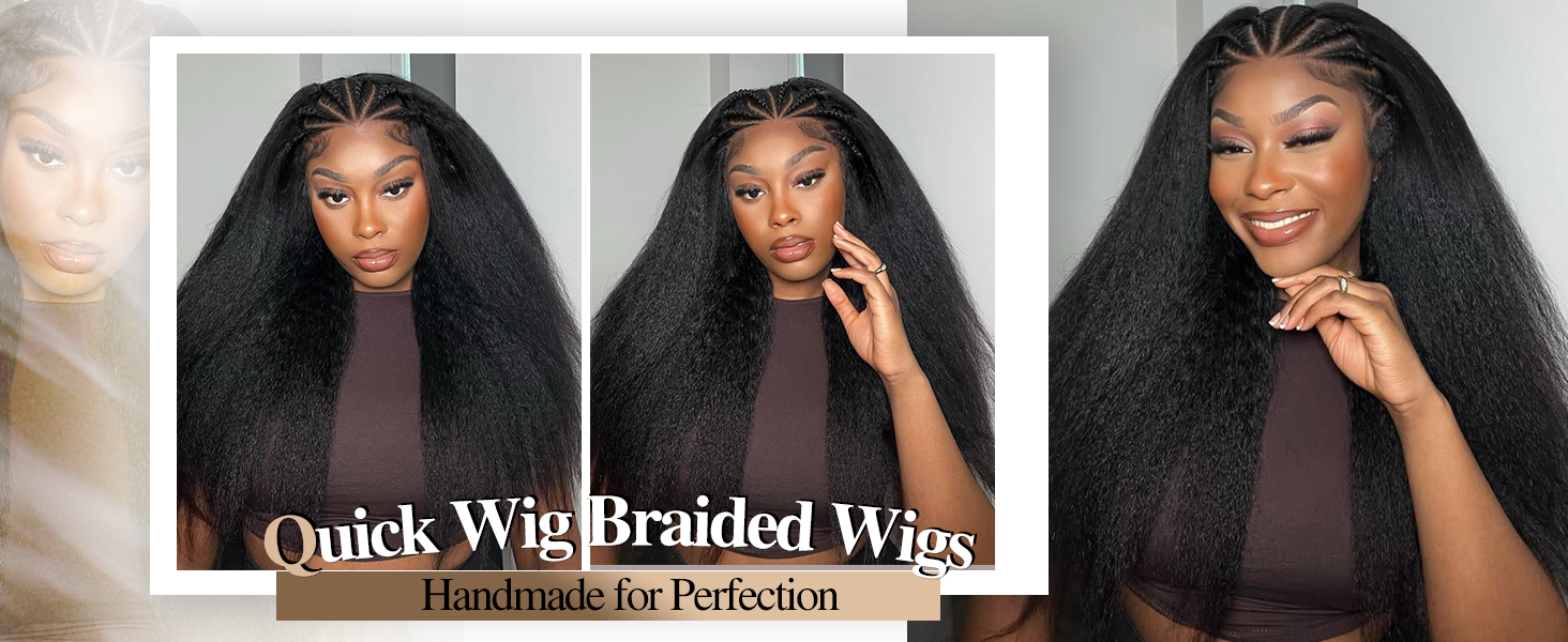 13x4 Lace Front Braided Wigs