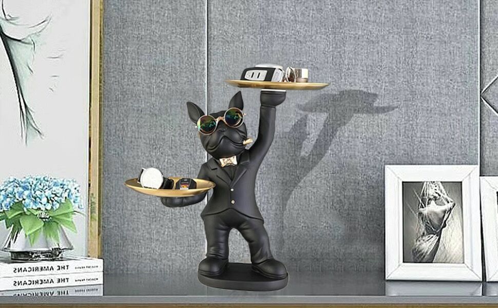 french bulldog statue,french bulldog statue black,french bulldog sculpture