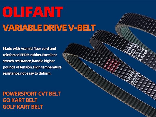 Amazon.com: 3211180 Drive Belt for Polaris RZR 1000 XP RZR