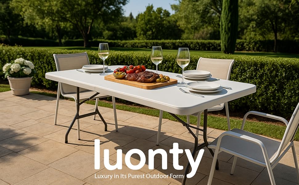 table, outfoor table, plastic table, foldable table, picnic table