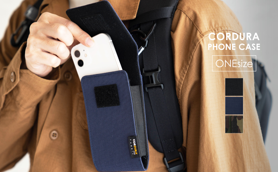 Amazon Co Jp Cordura Nylon スマホケース カモ ワンサイズ コーデュラナイロン スマホポーチ カラビナ付き メンズ レディース キャンプ レジャー アウトドア 通勤 通学 自転車 バイク リュック ベビー マタニティ