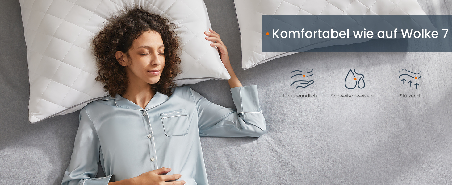 Werbung, die die Komfortmerkmale...