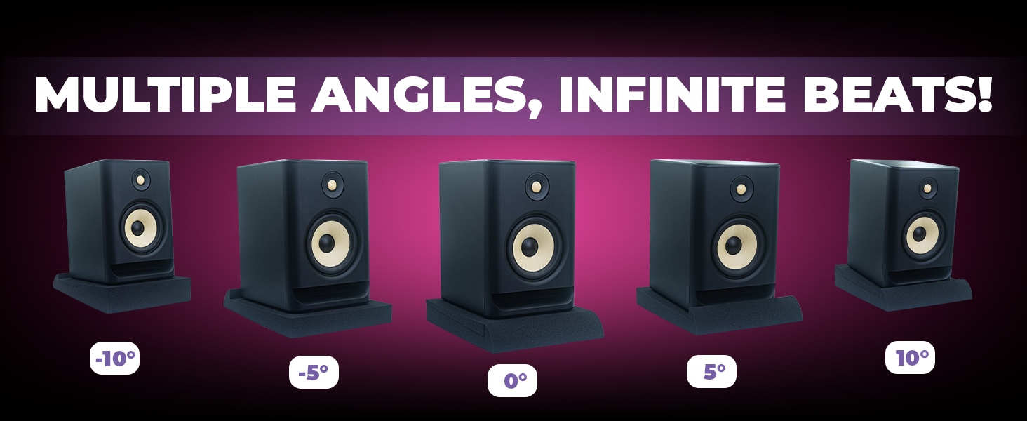 speaker foam pads speaker risers for desk