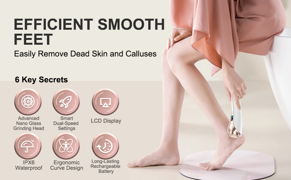 foot scrubber dead skin remover electric feet callus remover