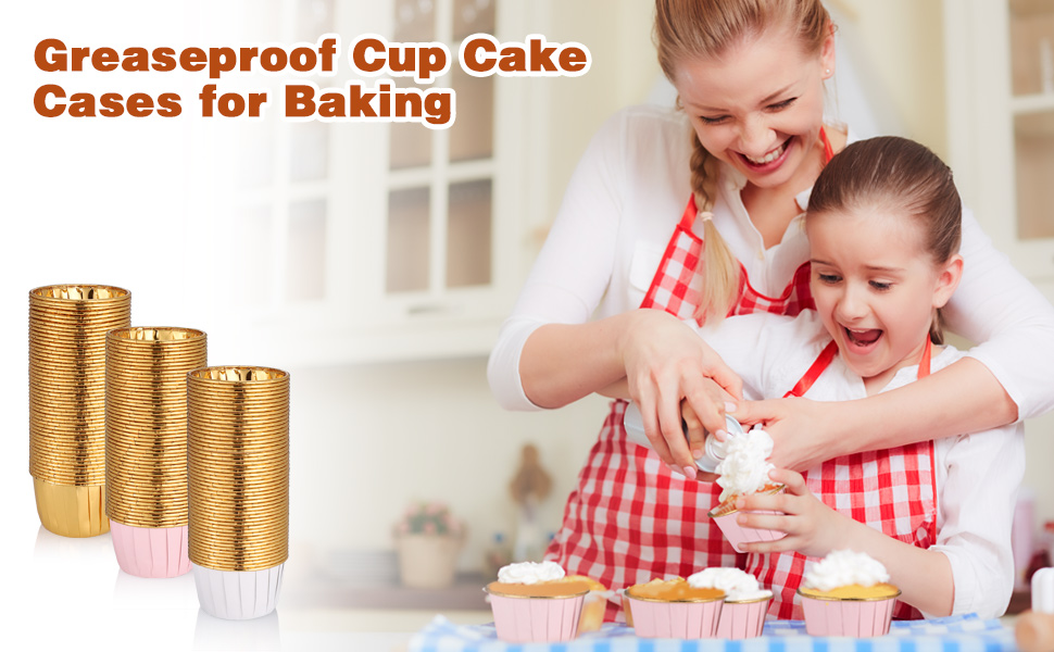 150PCS Cupcake Cases, Greaseproof Cup Cake Cases for Baking, Mini