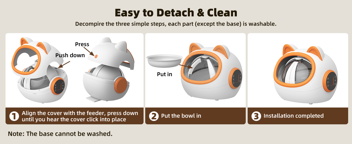 cat feeder with collar sensor