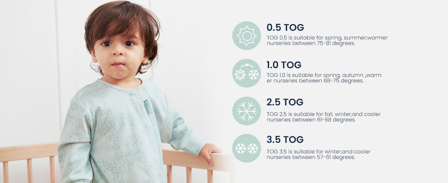 Kaiya baby Unisex Sleeping Bag for Babies and Toddlers 2.5