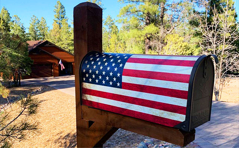 VWAQ Autumn Mailbox Covers Fall Forest Decorative