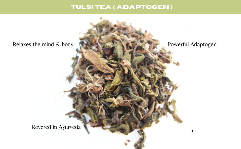 Tribal Trail Organic Tulsi Holy Basil Tea (Adaptogenic
