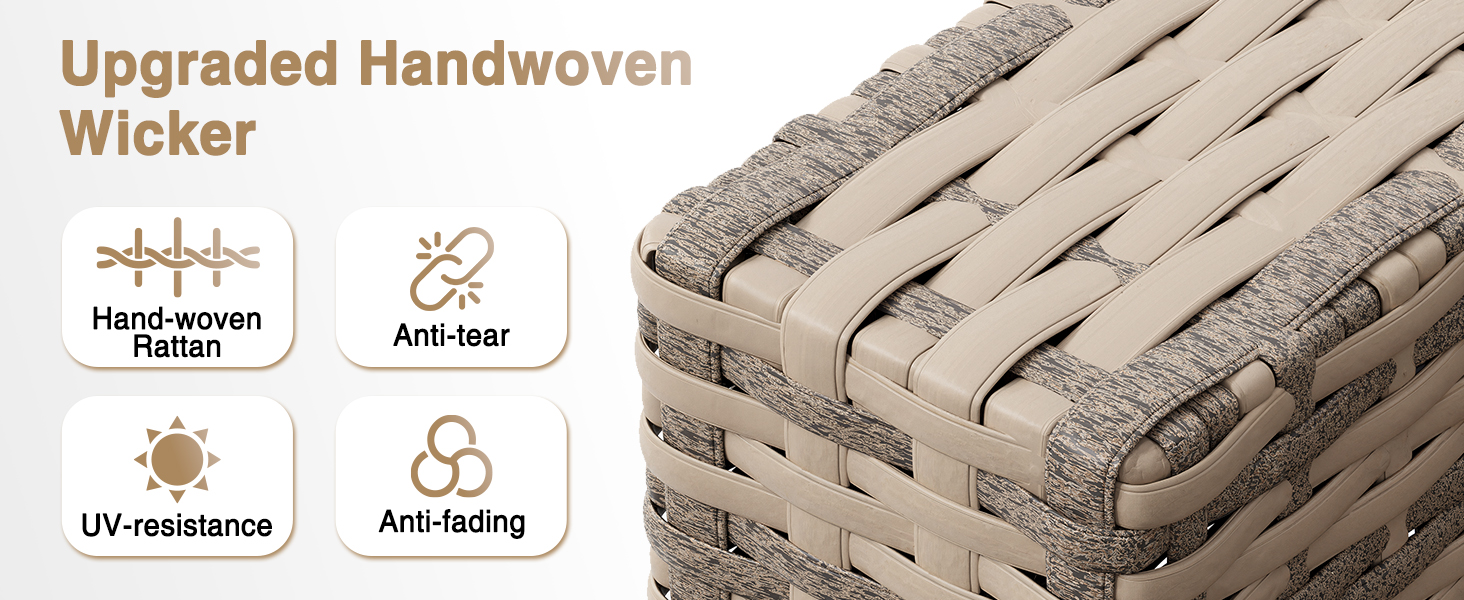 upgraded handwoven wicker