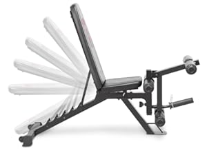 Easy adjustment of the backrest on SB-350 Marcy Utility Bench