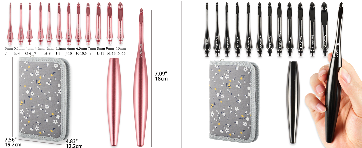 changeable crochet hooks