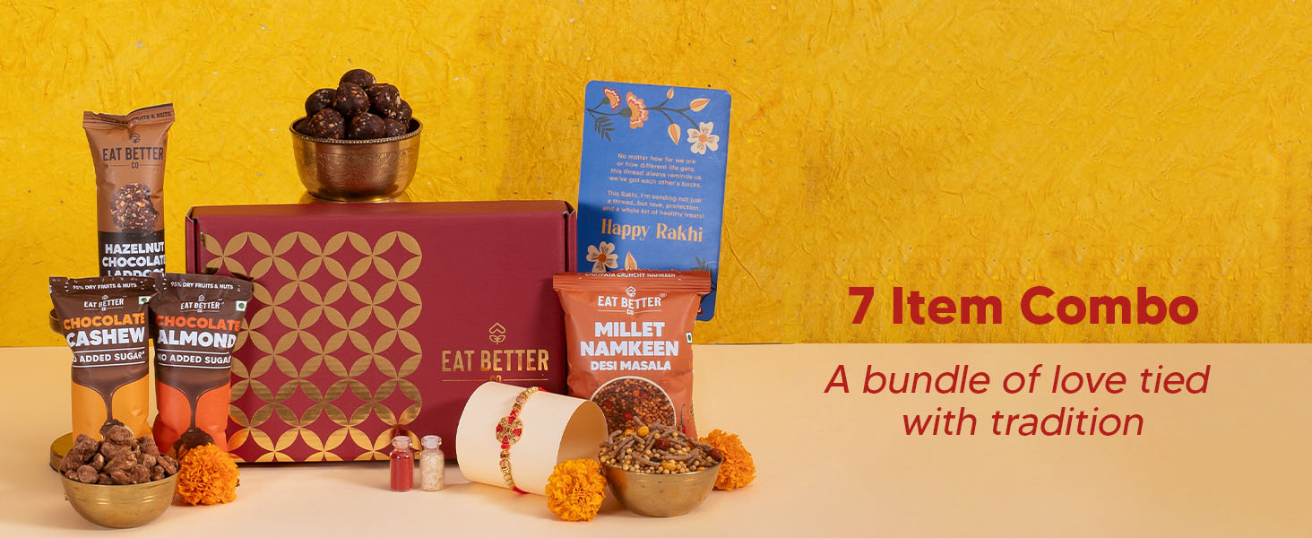 Anmol Rakhi Gift Hamper - 7 item Combo