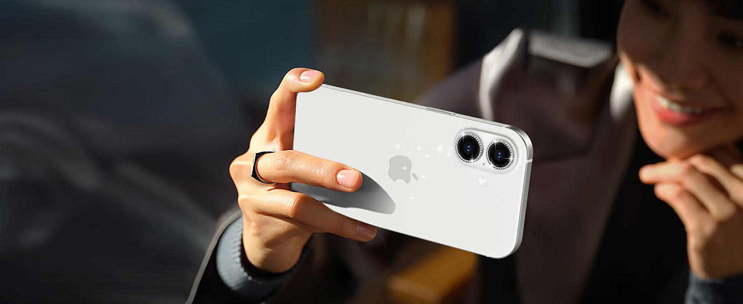 iPhone 16/iPhone 16 Plus カメラレンズカバー