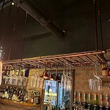 champagne wall holder bar wall decor wine glass storage floating bar shelves hanging wine glass rack