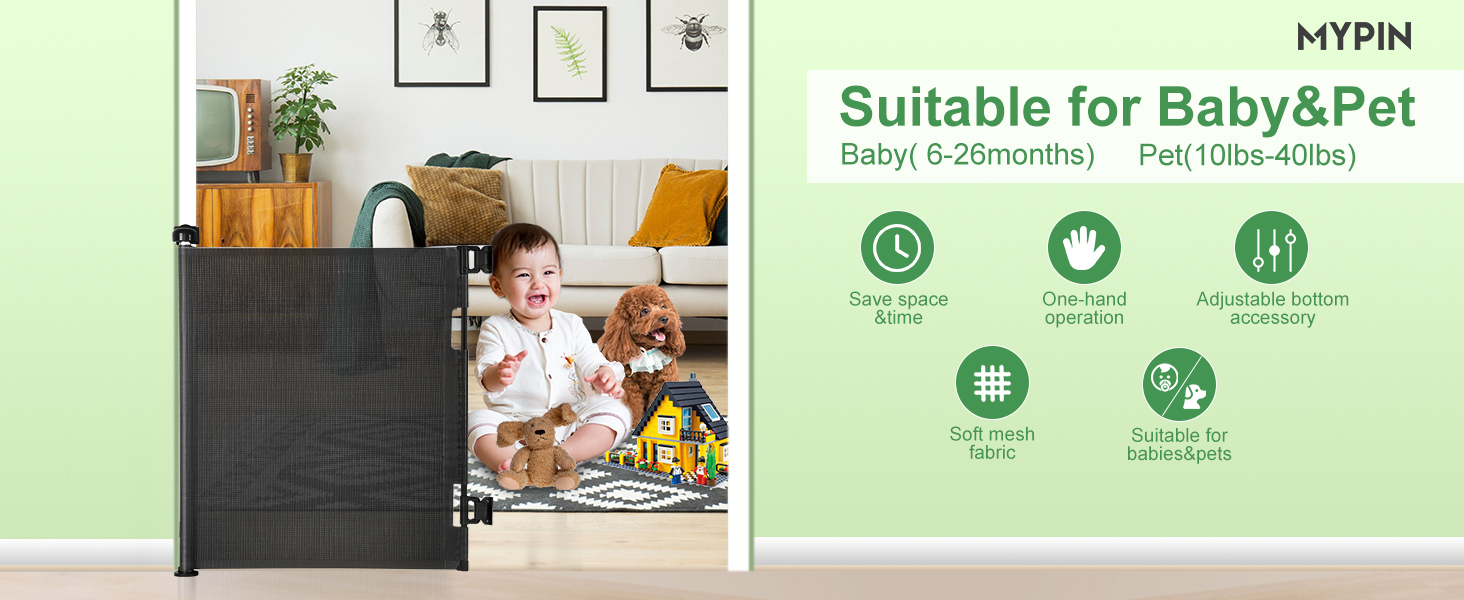 Retractable Baby Gate
