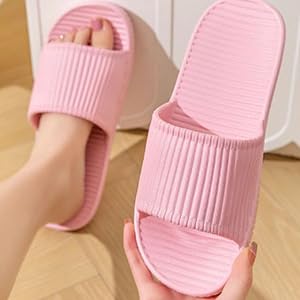 Lily Zone Sliders Women, Women's Shower Slipper, Non-slip Bathroom Shower Shoes Beach Flip Flops Pool Slides Quick Drying Indoor Outdoor Summer Sandal for Women 12 women house shoes