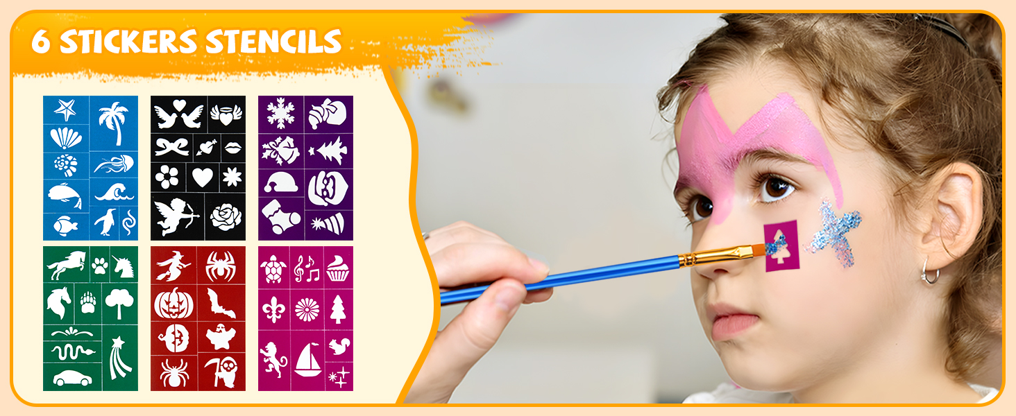 facepaint makeup kit for kids