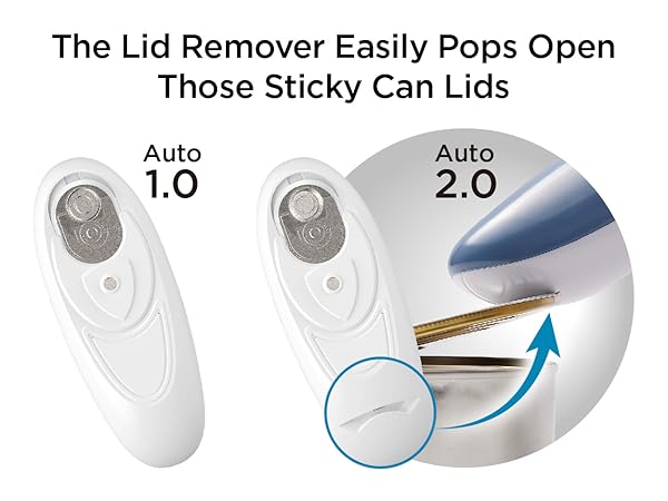 Auto 2.0 The lid remover pops open sticky can lids