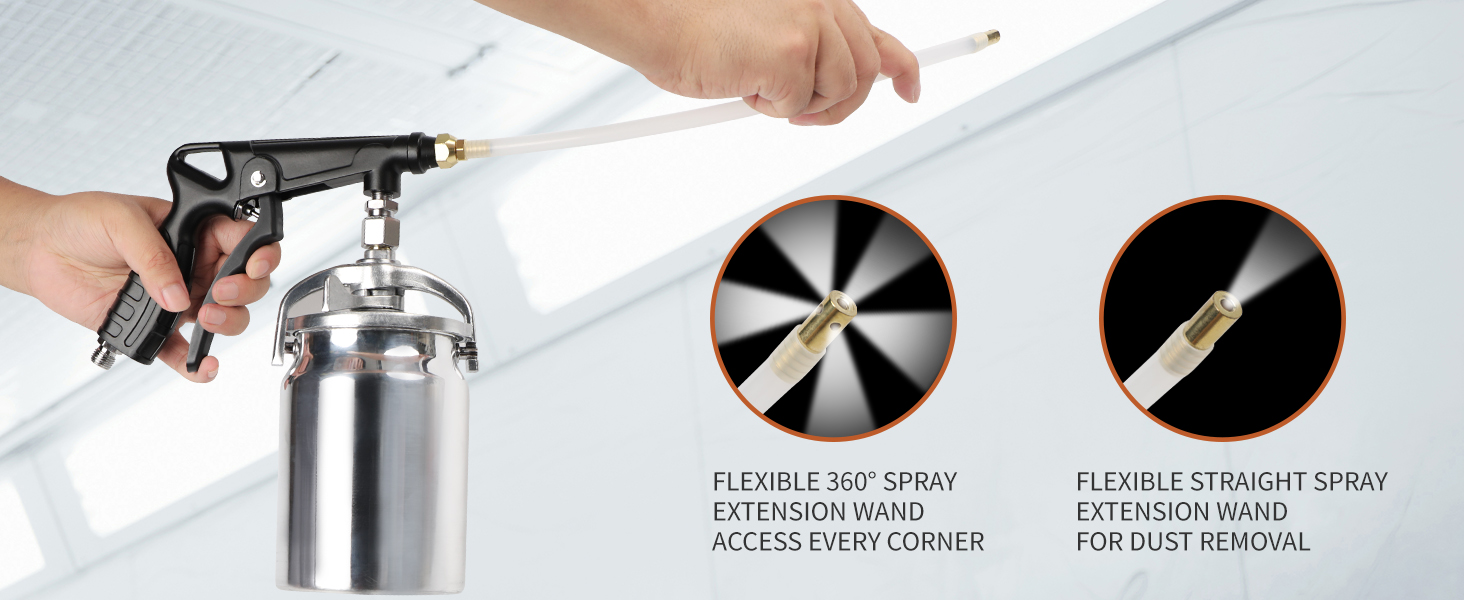 bed liner spray gun