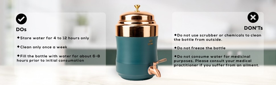 Coppper Water Dispenser 5 Litre