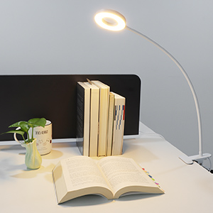 LED Desk Ring Light with Clamp 4-1