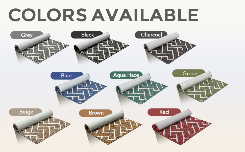 Indoor Doormat,Front Back Door Mat Non Slip Rubber Backing,24"x35" Absorbent Resist