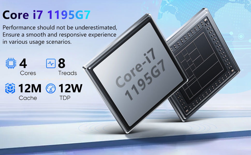 Ordenador Portátil i7-1195g7 CPU, 15.6