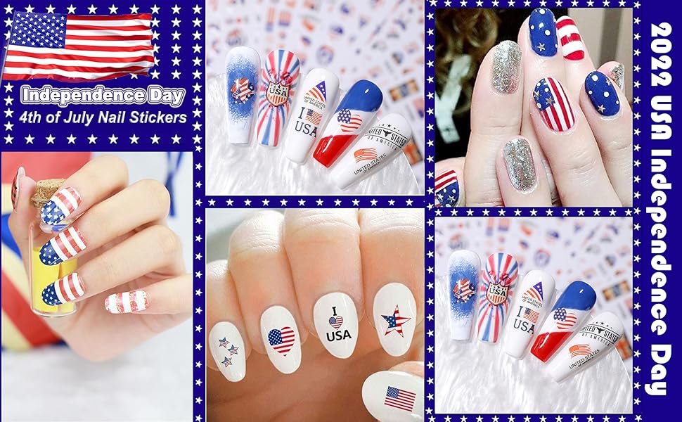 Independence Day NAIL ART