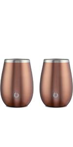 snowfox insulated wine glass