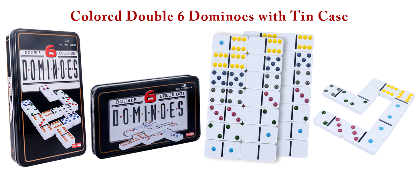 Double six dominos
