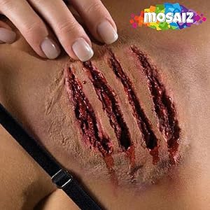 scar makeup for haloween special effects kit sfx stage makeup