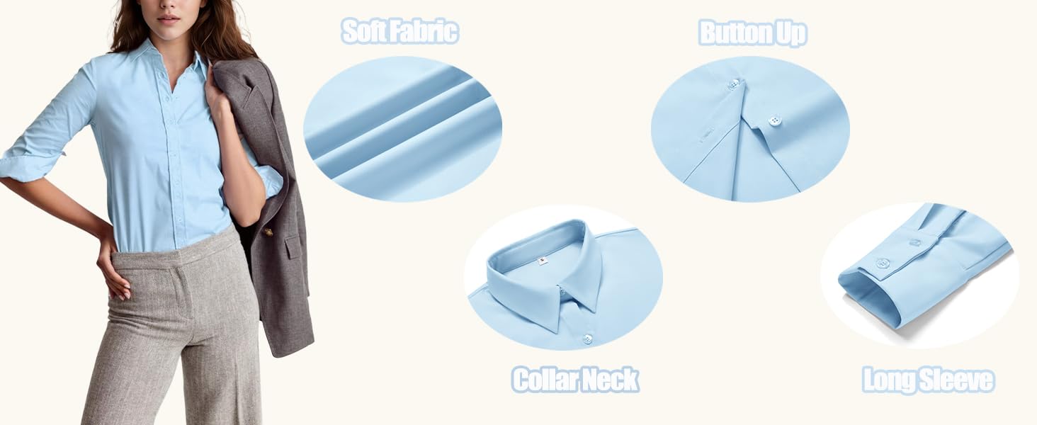 white button down shirt women