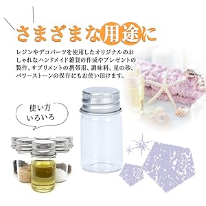 ミニチュア　ボトル2本セット×５色セット　ガラス瓶　ガラスジャー　ドールハウス Amazon.co.jp: TKY 小瓶 ガラス瓶 ミニチュアガラスボトル ミニ