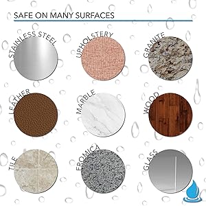 multi surface cleaning sponge cloth glass tile wood granite marble stainless steel leather
