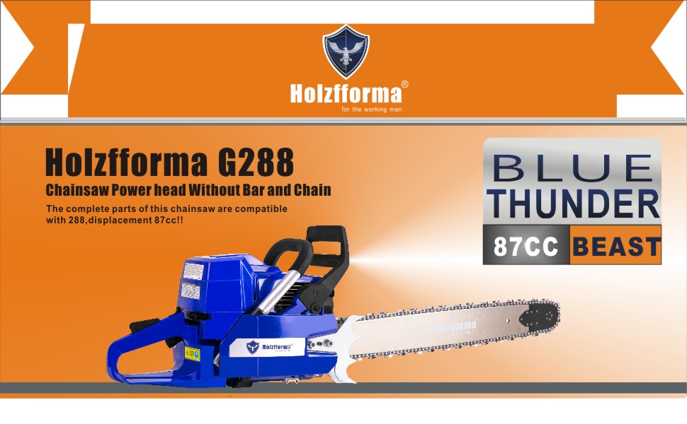 ハチヤーズ Amazon.com: Holzfforma 87cc Blue Thunder G288 Gasoline Chain
